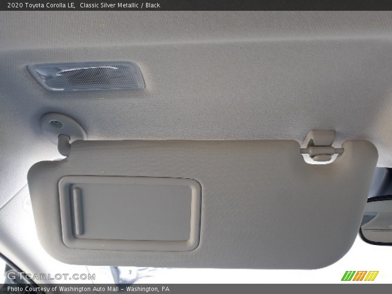 Classic Silver Metallic / Black 2020 Toyota Corolla LE