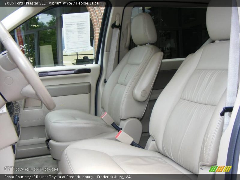 Vibrant White / Pebble Beige 2006 Ford Freestar SEL