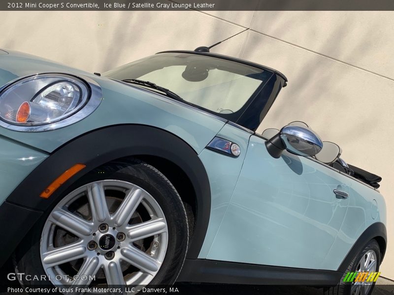 Ice Blue / Satellite Gray Lounge Leather 2012 Mini Cooper S Convertible