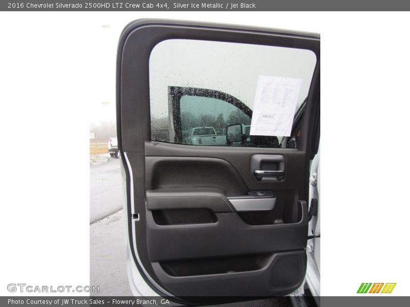 Silver Ice Metallic / Jet Black 2016 Chevrolet Silverado 2500HD LTZ Crew Cab 4x4