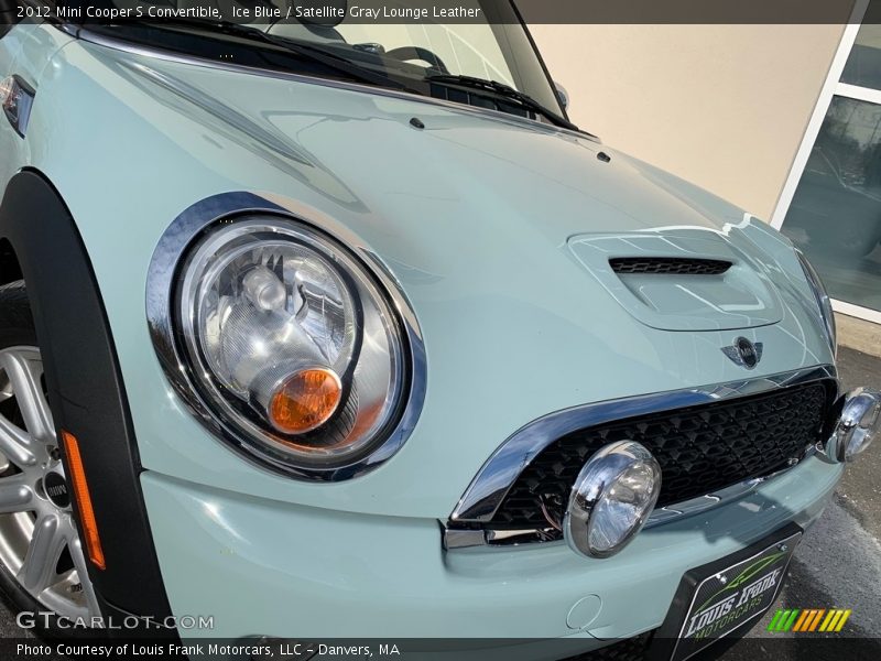 Ice Blue / Satellite Gray Lounge Leather 2012 Mini Cooper S Convertible