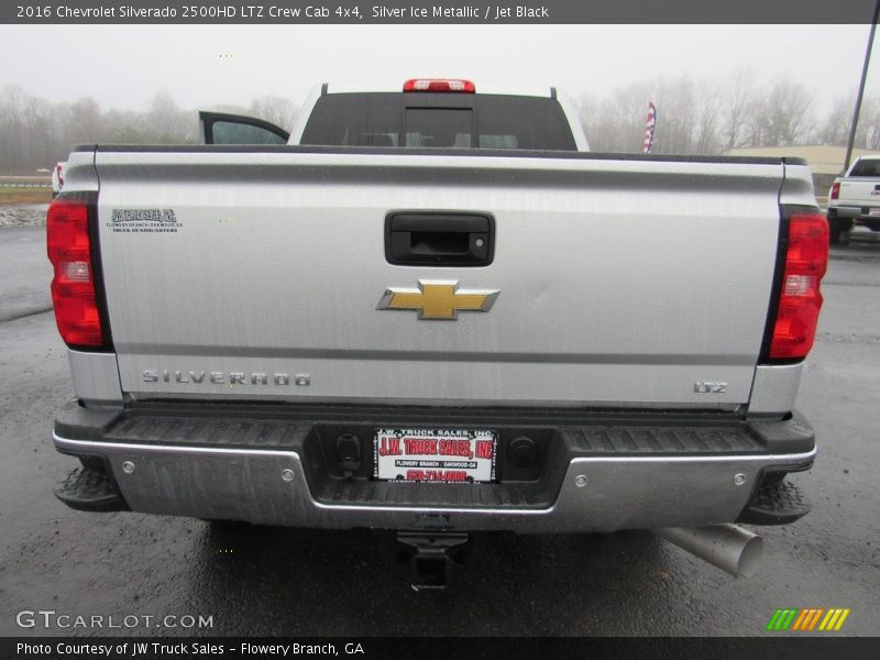 Silver Ice Metallic / Jet Black 2016 Chevrolet Silverado 2500HD LTZ Crew Cab 4x4