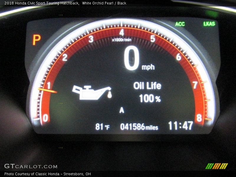  2018 Civic Sport Touring Hatchback Sport Touring Hatchback Gauges