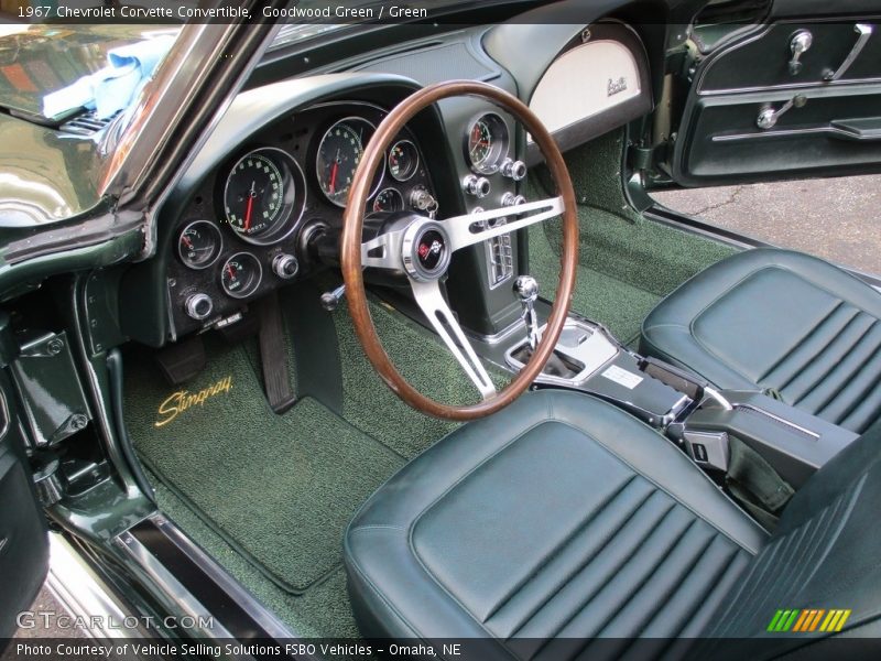  1967 Corvette Convertible Green Interior