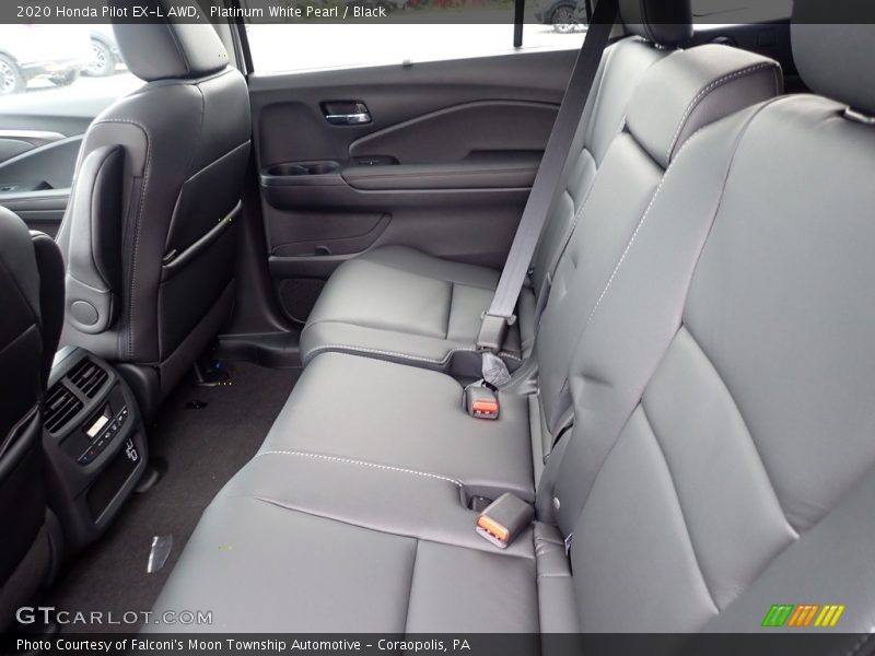 Platinum White Pearl / Black 2020 Honda Pilot EX-L AWD