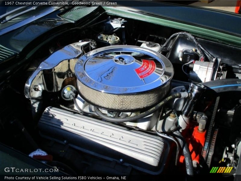  1967 Corvette Convertible Engine - 327 cid OHV 16-Valve V8