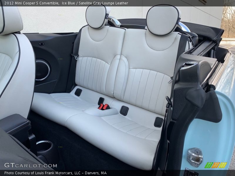 Rear Seat of 2012 Cooper S Convertible