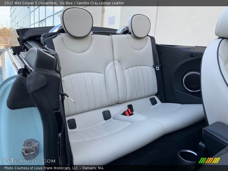 Rear Seat of 2012 Cooper S Convertible