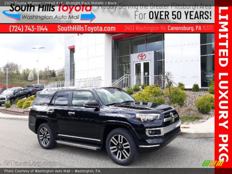 Midnight Black Metallic / Black 2020 Toyota 4Runner Limited 4x4
