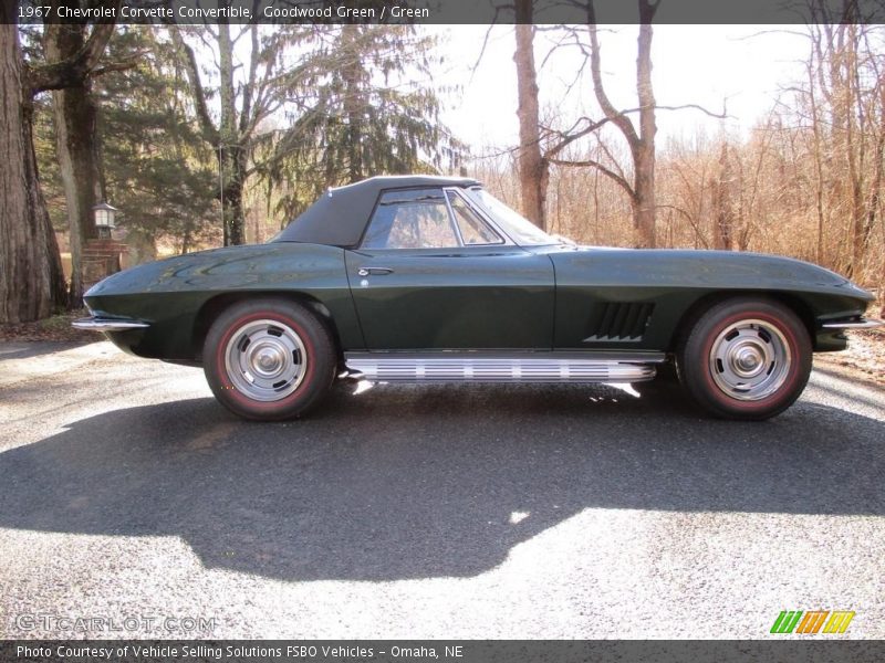 Goodwood Green / Green 1967 Chevrolet Corvette Convertible