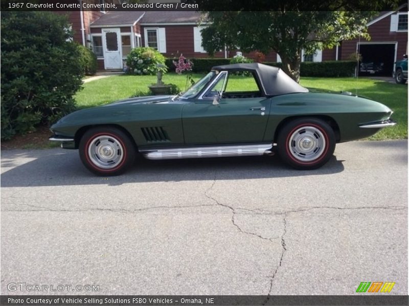  1967 Corvette Convertible Goodwood Green