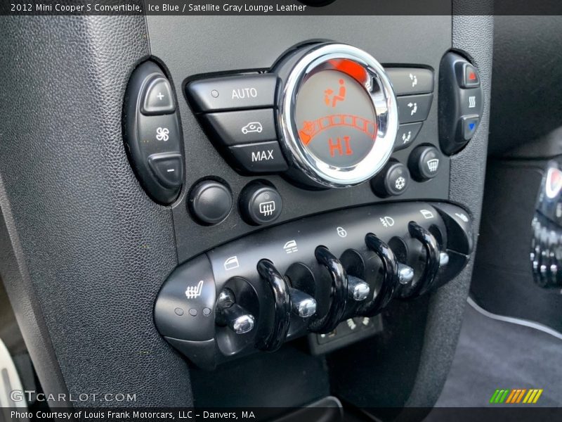 Controls of 2012 Cooper S Convertible