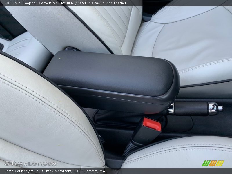 Ice Blue / Satellite Gray Lounge Leather 2012 Mini Cooper S Convertible