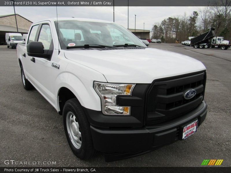 Oxford White / Earth Gray 2017 Ford F150 XL SuperCrew 4x4