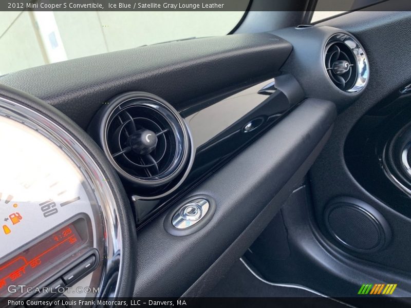 Ice Blue / Satellite Gray Lounge Leather 2012 Mini Cooper S Convertible