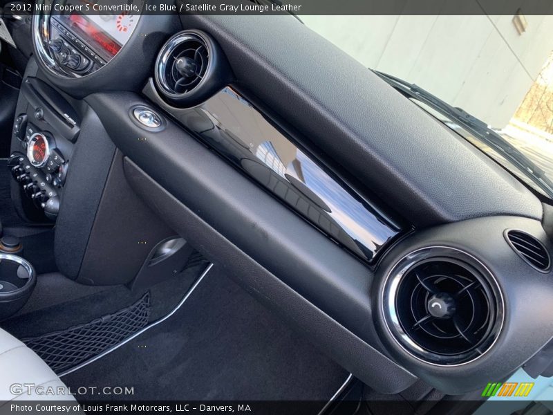 Ice Blue / Satellite Gray Lounge Leather 2012 Mini Cooper S Convertible