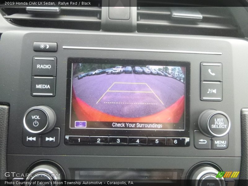 Rallye Red / Black 2019 Honda Civic LX Sedan