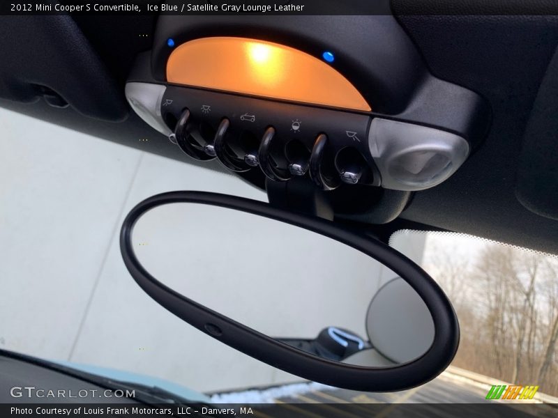 Ice Blue / Satellite Gray Lounge Leather 2012 Mini Cooper S Convertible