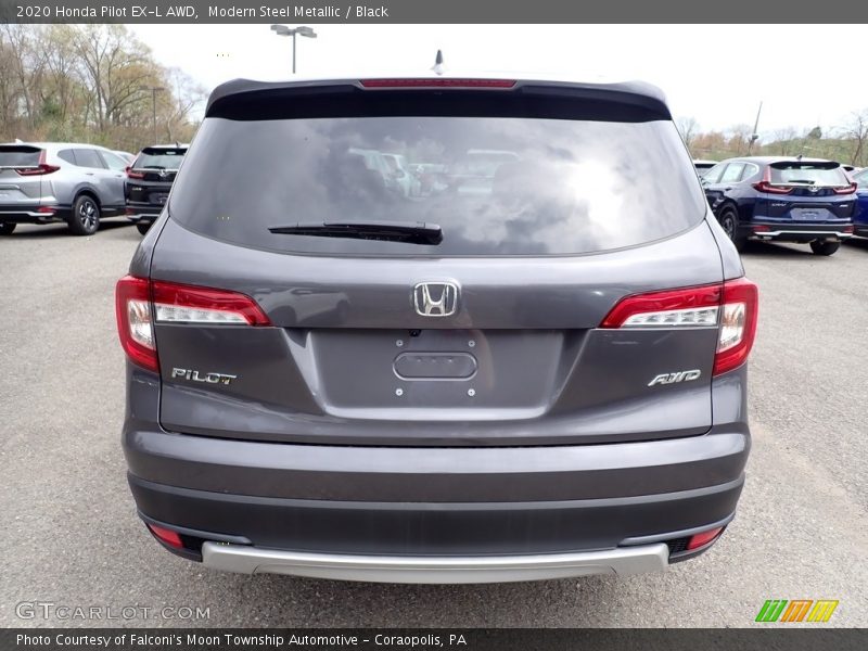 Modern Steel Metallic / Black 2020 Honda Pilot EX-L AWD