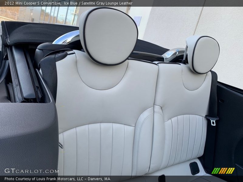 Ice Blue / Satellite Gray Lounge Leather 2012 Mini Cooper S Convertible