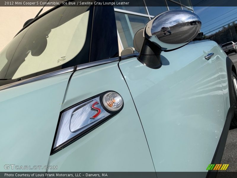 Ice Blue / Satellite Gray Lounge Leather 2012 Mini Cooper S Convertible