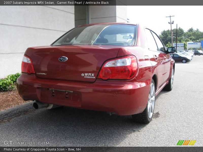 Garnet Red Pearl / Anthracite Black 2007 Subaru Impreza WRX Sedan