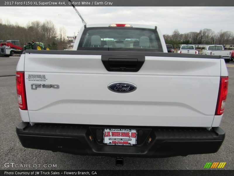 Oxford White / Earth Gray 2017 Ford F150 XL SuperCrew 4x4