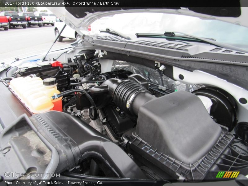 Oxford White / Earth Gray 2017 Ford F150 XL SuperCrew 4x4