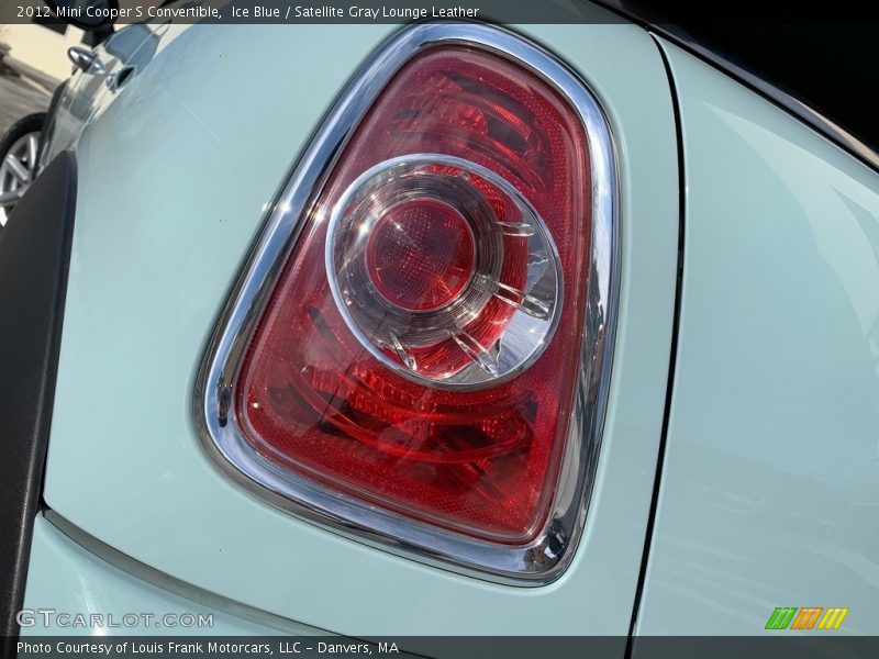 Ice Blue / Satellite Gray Lounge Leather 2012 Mini Cooper S Convertible