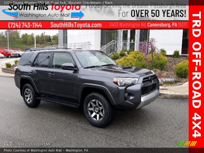 Magnetic Gray Metallic / Black 2020 Toyota 4Runner TRD Off-Road 4x4