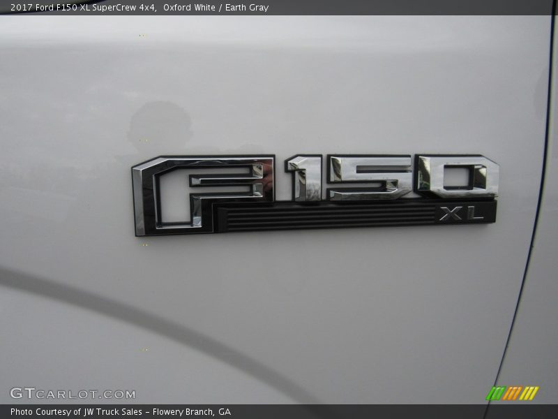 Oxford White / Earth Gray 2017 Ford F150 XL SuperCrew 4x4