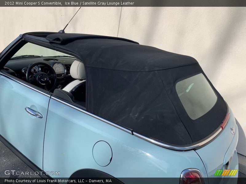 Ice Blue / Satellite Gray Lounge Leather 2012 Mini Cooper S Convertible