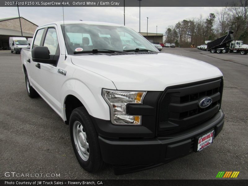Oxford White / Earth Gray 2017 Ford F150 XL SuperCrew 4x4
