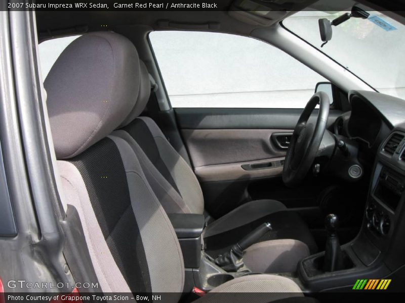 Garnet Red Pearl / Anthracite Black 2007 Subaru Impreza WRX Sedan