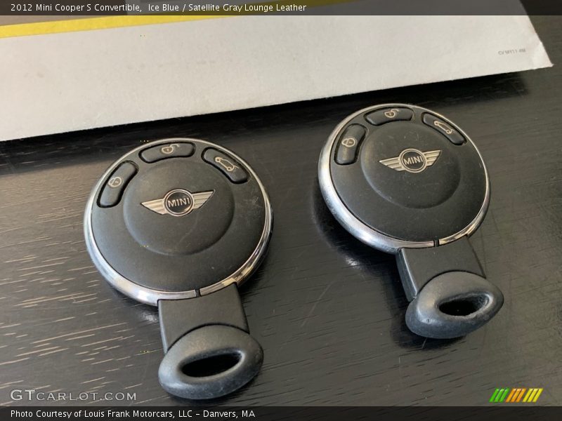 Keys of 2012 Cooper S Convertible