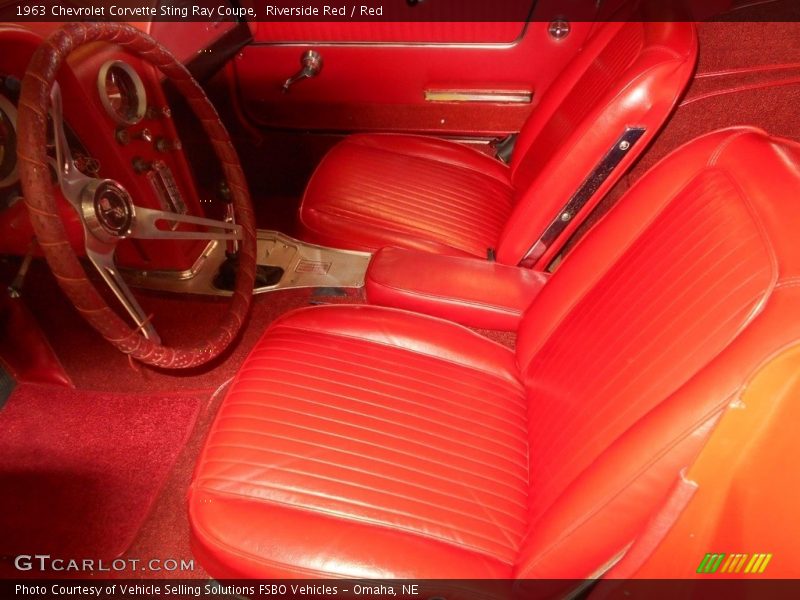Front Seat of 1963 Corvette Sting Ray Coupe