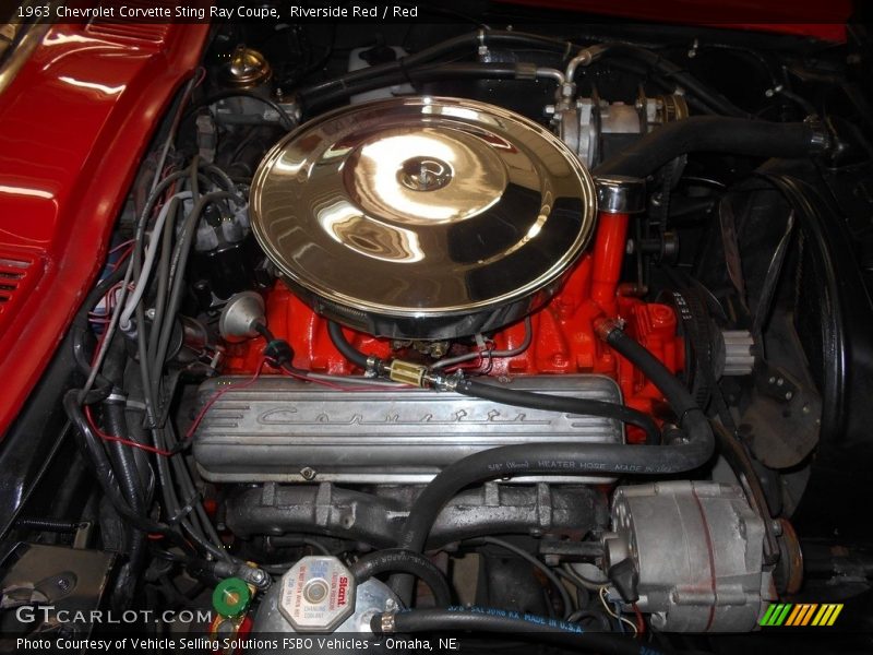  1963 Corvette Sting Ray Coupe Engine - 327 cid OHV 16-Valve V8