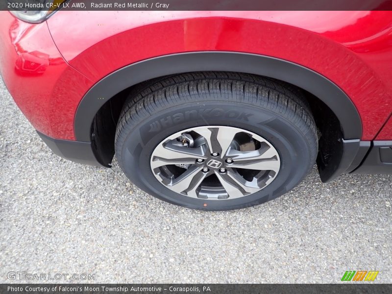 Radiant Red Metallic / Gray 2020 Honda CR-V LX AWD