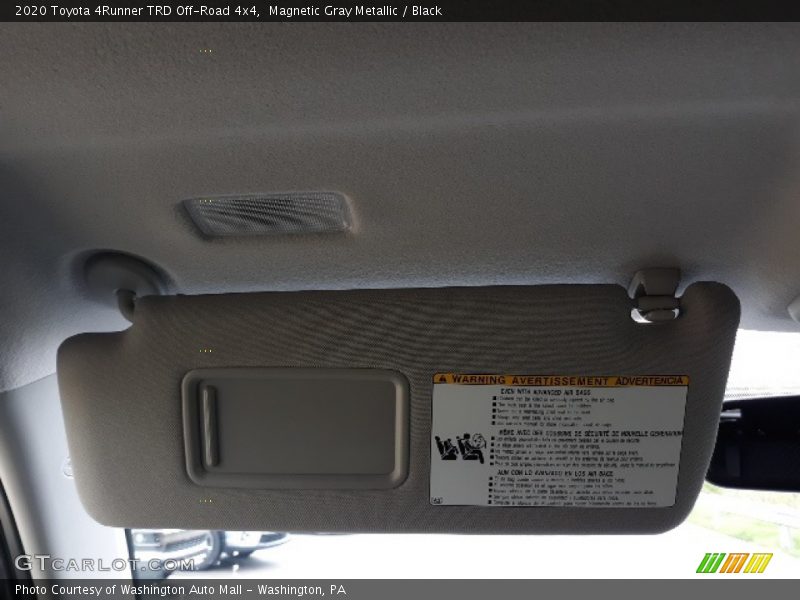Magnetic Gray Metallic / Black 2020 Toyota 4Runner TRD Off-Road 4x4