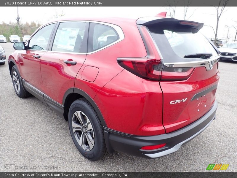 Radiant Red Metallic / Gray 2020 Honda CR-V LX AWD