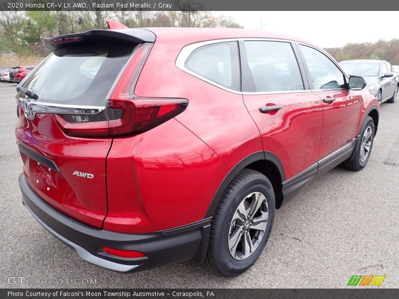 Radiant Red Metallic / Gray 2020 Honda CR-V LX AWD