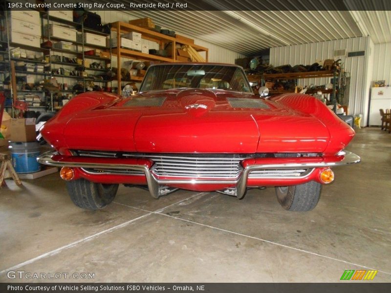 Riverside Red / Red 1963 Chevrolet Corvette Sting Ray Coupe