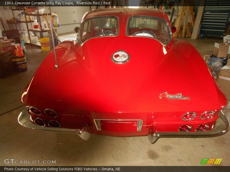 Riverside Red / Red 1963 Chevrolet Corvette Sting Ray Coupe