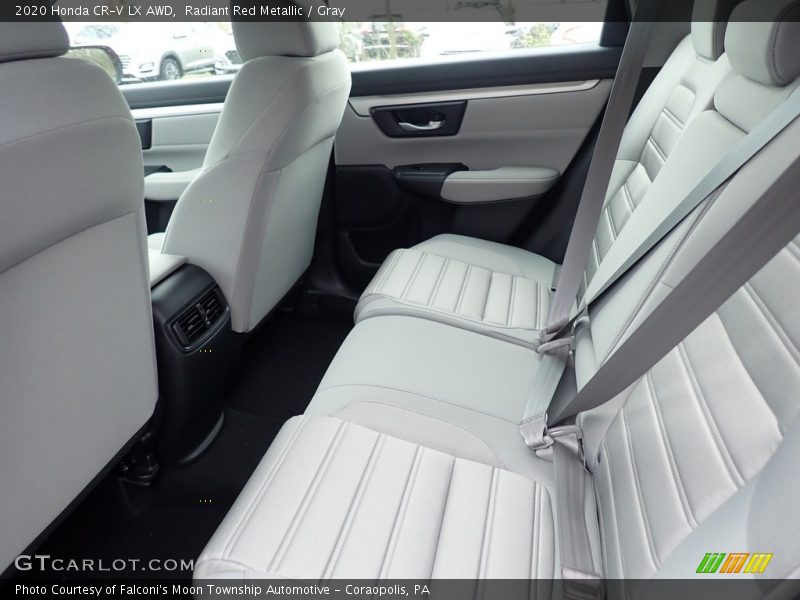 Radiant Red Metallic / Gray 2020 Honda CR-V LX AWD
