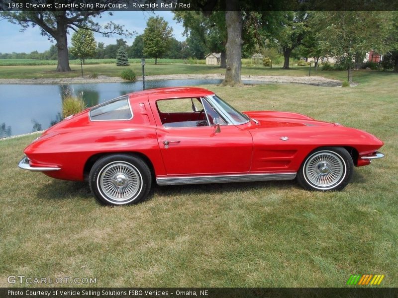  1963 Corvette Sting Ray Coupe Riverside Red