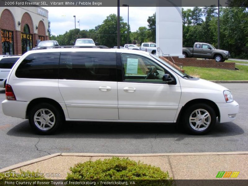 Vibrant White / Pebble Beige 2006 Ford Freestar SEL