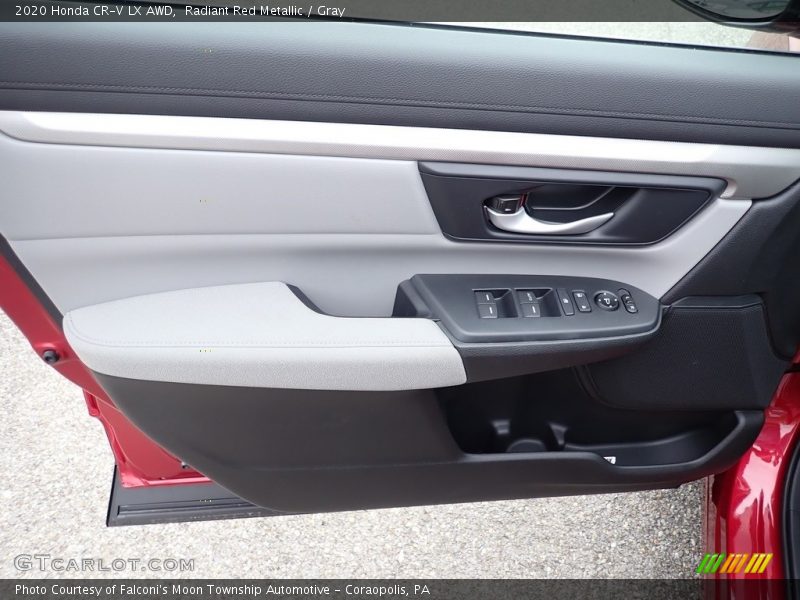 Radiant Red Metallic / Gray 2020 Honda CR-V LX AWD