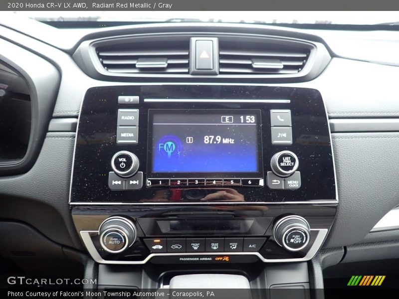 Radiant Red Metallic / Gray 2020 Honda CR-V LX AWD