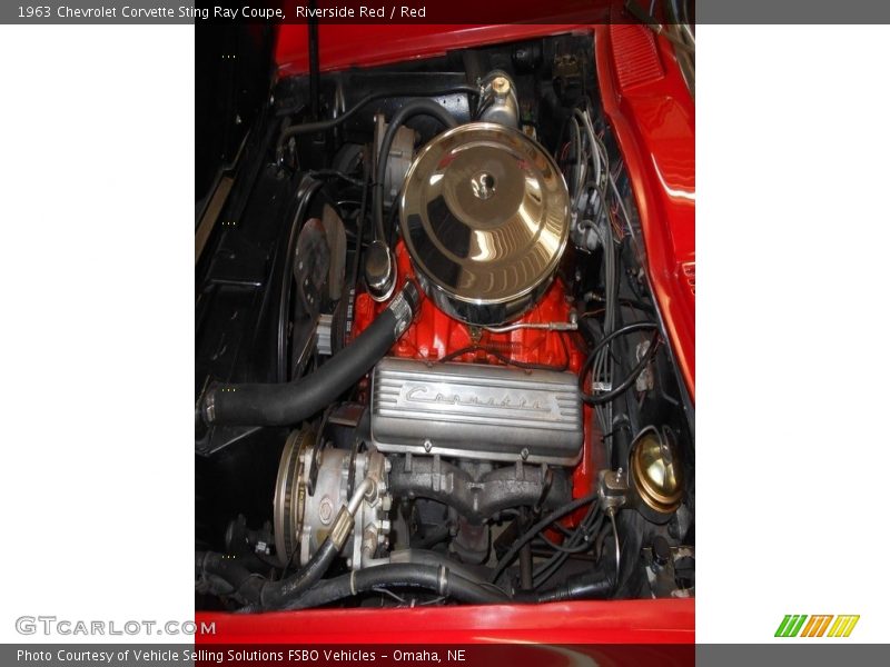  1963 Corvette Sting Ray Coupe Engine - 327 cid OHV 16-Valve V8
