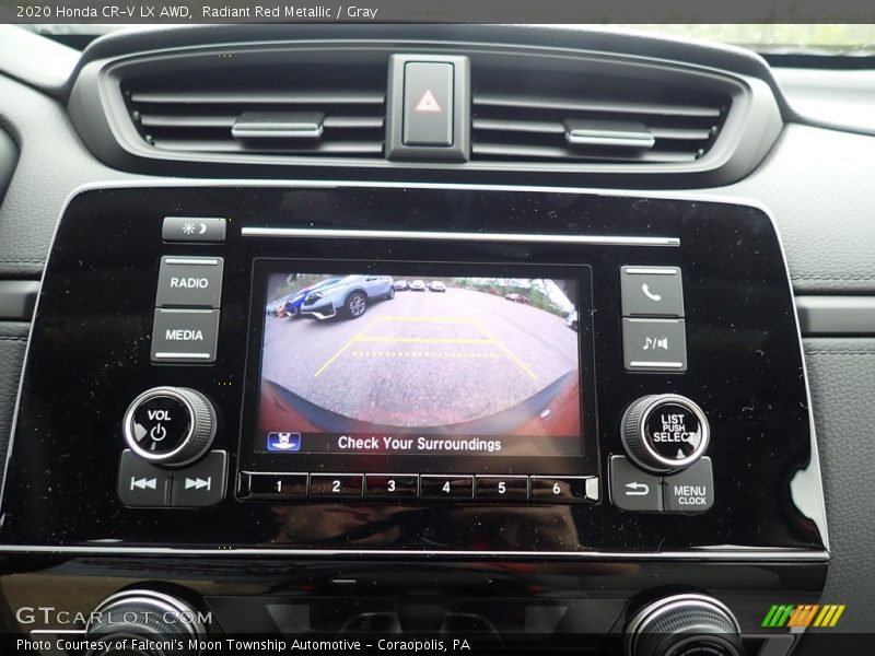 Radiant Red Metallic / Gray 2020 Honda CR-V LX AWD